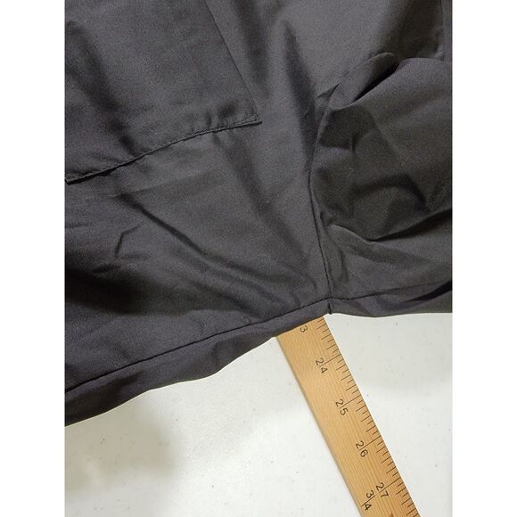 Comfort Shirt Clerical Collar Men's Black Long Sleeve Button Dress Shirt - 15.5 - Picture 5 of 8